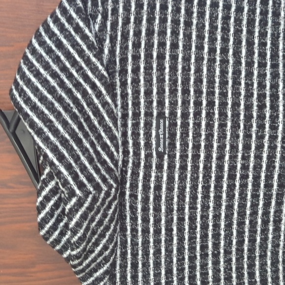 Lucky Brand Classic Black & White Stripe Cowl Neck Lightweight Sweater Size Sm - Picture 6 of 6